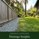 French drain installation at a Lake Oswego Oregon home