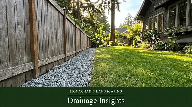 French drain installation at a Lake Oswego Oregon home