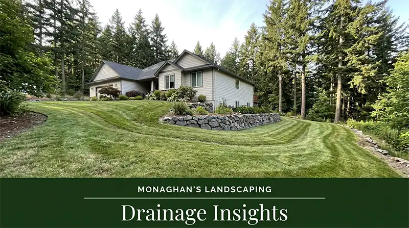 Hillside drainage and grading at a Damascus Oregon property