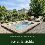 Paver patio at a residential property in Hillsboro Oregon
