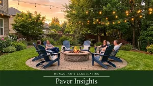 Paver patio installation at a Beaverton Oregon home