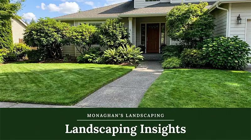 Pacific Northwest home with professional landscaping