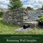 Professional retaining wall with landscaping in Portland Oregon