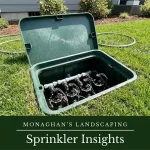 Sprinkler valve box at a Gladstone Oregon residential property